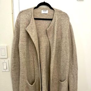 Old Navy - Beige Oversized Cardigan